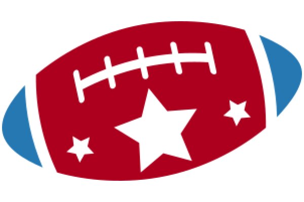 Vibrant Football Logo with Stars