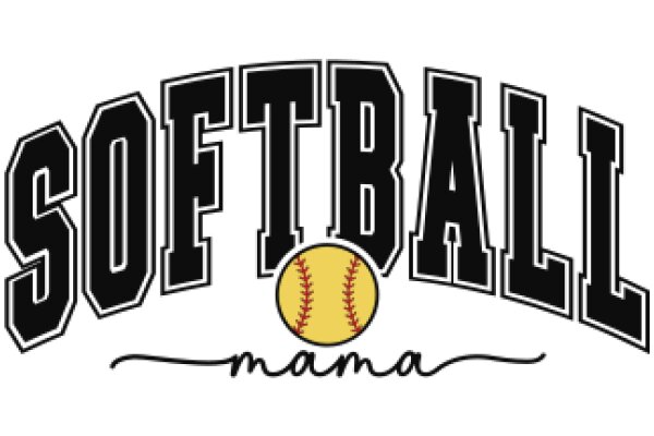 Softball Mascot Logo