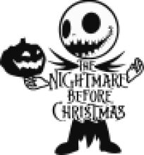 The Nightmare Before Christmas: A Silhouette-Style Poster