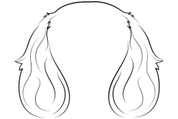 Stylized Illustration of a Hairdo