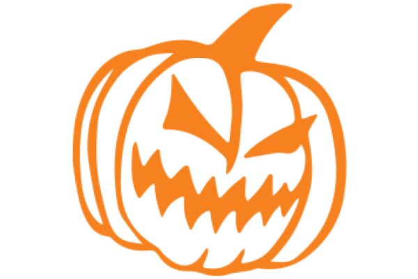 Vibrant Halloween Pumpkin Logo