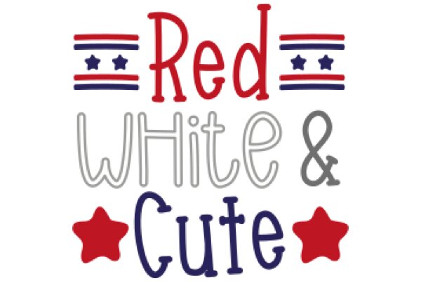 Red, White, and Cute: A Graphic Design Showcase