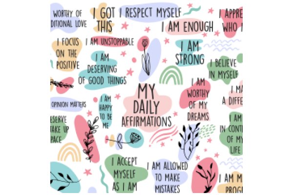 A Colorful Collection of Affirmations for Daily Life