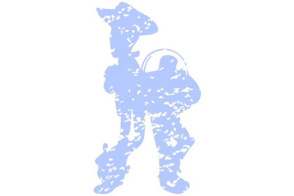 A Silhouette of a Cowboy in a Blue Sky