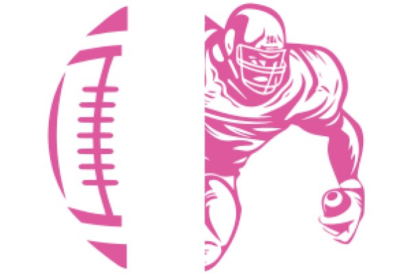 A Pink Football Logo