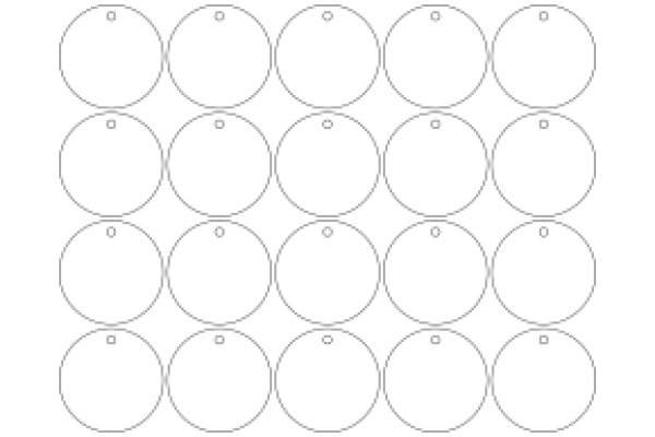 A Collection of Circles with a Common Center