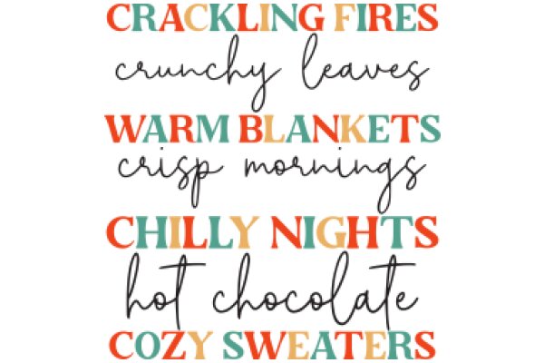 A Cozy Collection of Comforting Phrases for a Chilly Evening