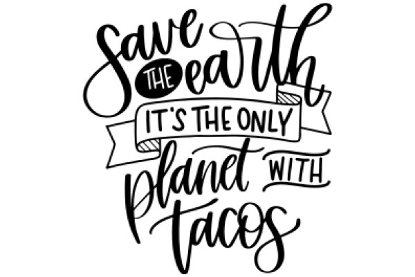 Eco-Friendly Affirmations: Save the Earth, It's the Only Planet with Tacos