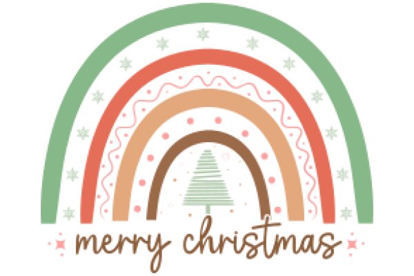 Merry Christmas: A Colorful Rainbow Celebration