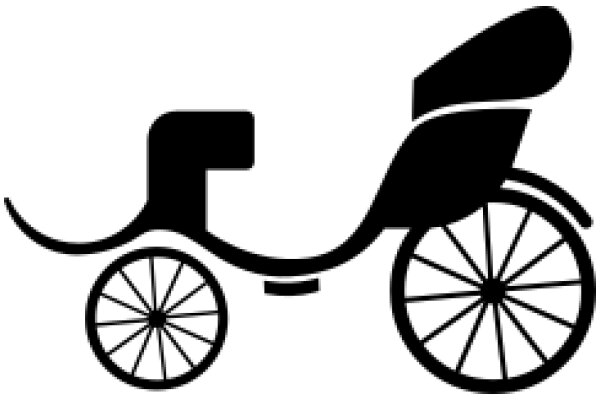 A Classic Illustration of a Carriage with a Wheel