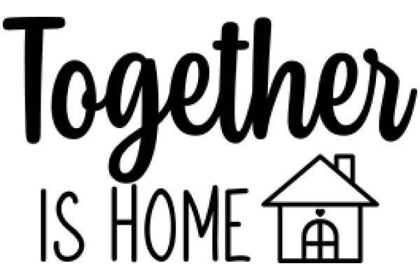 Together is Home: A Graphic Design with a Message of Unity and Home