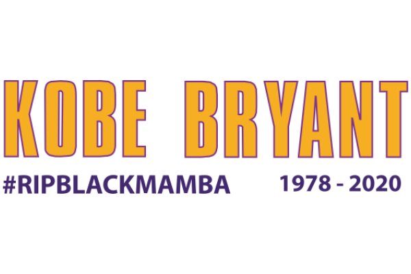 Kobe Bryant's 1978-2020 Rip BlackMamba Tribute