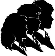 Silhouette of a Group of People