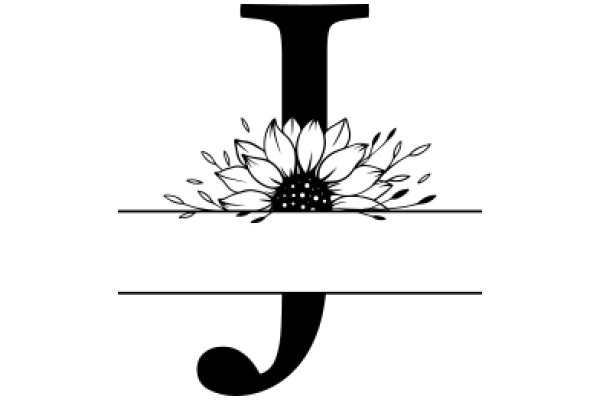 AFlower and the Letter J