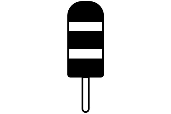 Simplistic Icon of a Popsicle