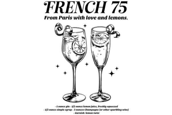 French 75 Cocktail: From Paris with Love and Lemons