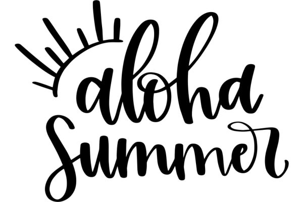 Aloha Summer: A Graphic Design of a Hawaiian Summer Greeting