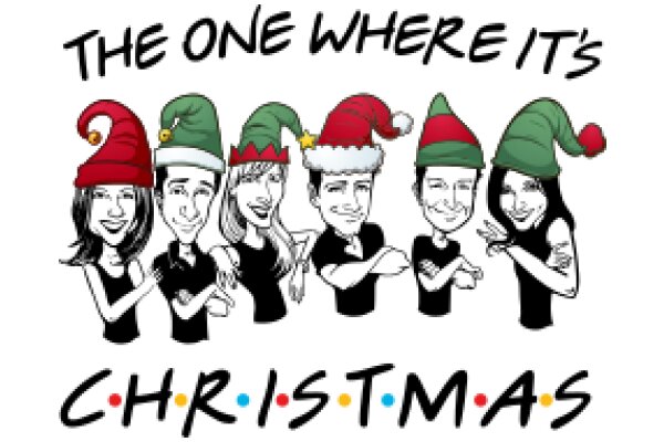 The One Where It's Christmas: A Festive Cartoon