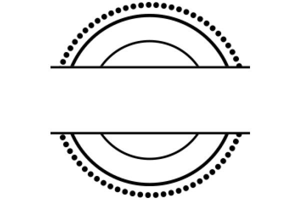 Stylized Logo with Circles and Curves