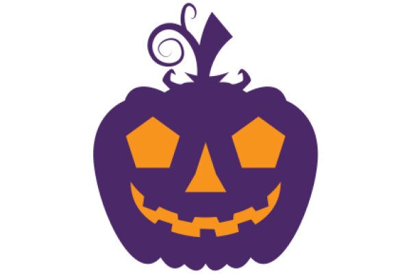 Halloween-themed logo with a playful twist.