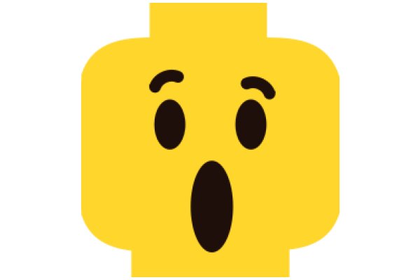 A Yellow Emoji with a Surprised Expression