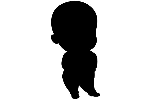 A Silhouette of a Child, Standing Alone