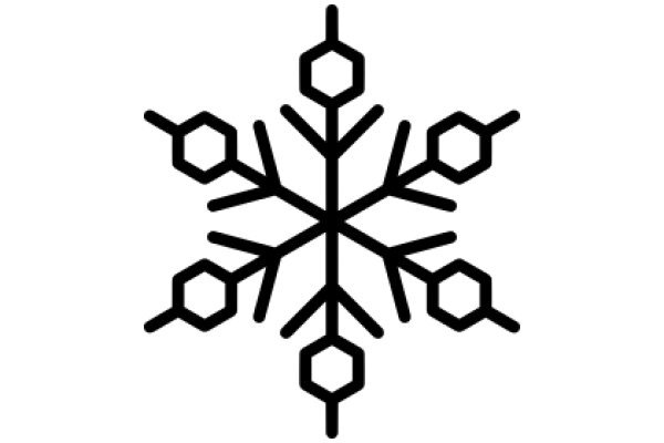 Stylized Snowflake Design