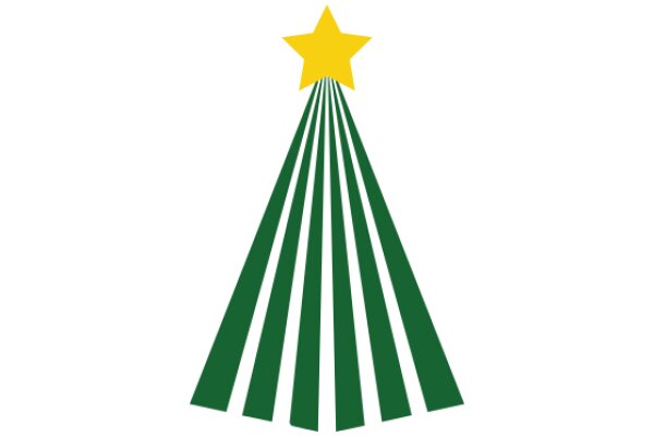 A Festive Christmas Tree with a Shining Star at the Top