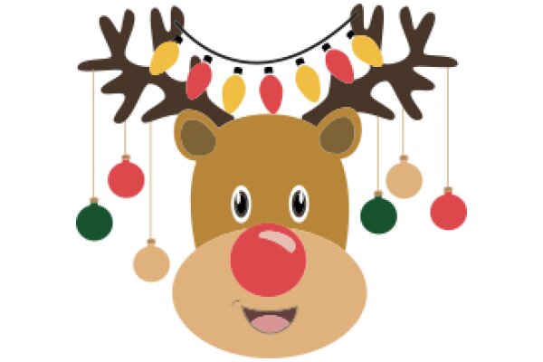 A Festive Reindeer Decoration