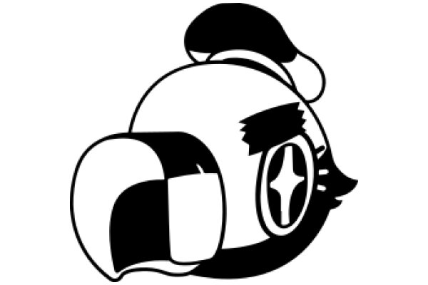 Stylized Illustration of a Helmet and Goggles