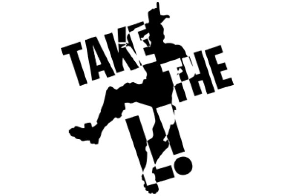 Taking the Leap: A Silhouette of Courage and Action