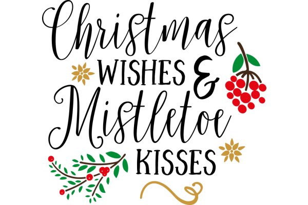 Season's Greetings: A Festive Message of Christmas Wishes, Mistletoe Kisses, and Holiday Cheer