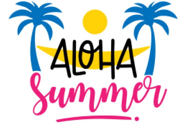 Aloha Summer: A Graphic Design for a T-Shirt or Poster