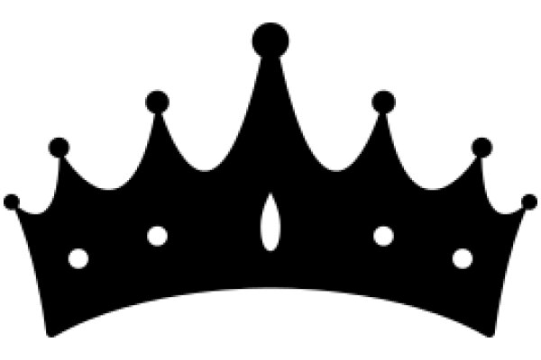 Elegant Black Crown Silhouette