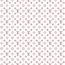 Elegant Pattern of Iconic Louis Vuitton Logos