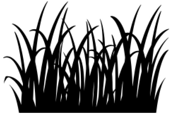 Stylized Illustration of Tall Grass