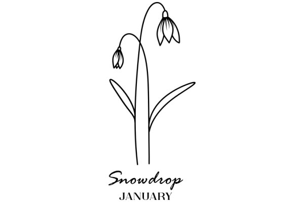 Snowdrop January: A Monthly Calendar