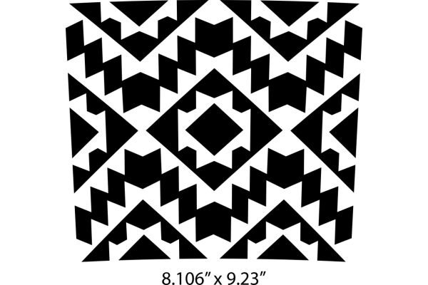 Stylized Geometric Pattern