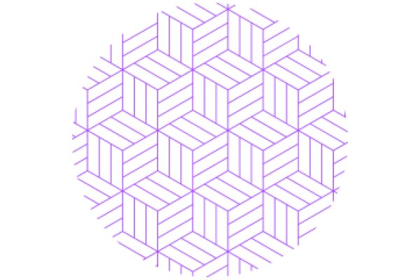 Vibrant Purple Geometric Pattern