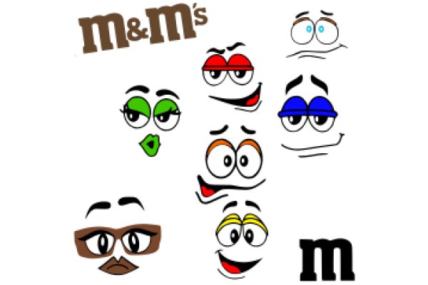 M&M's Delightful Cartoon Characters