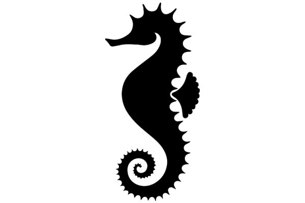 Stylized Seahorse Logo