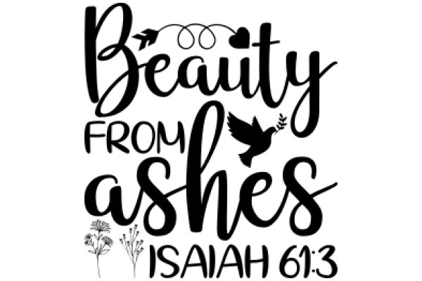 Beauty from Ashes: Isaiah 61:3