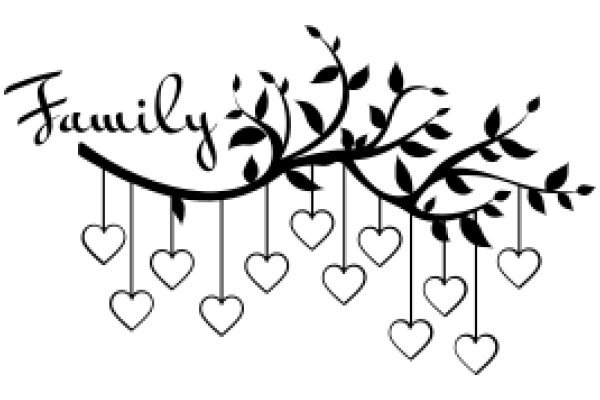 Family Tree of Love: A Illustration of Family Bonds