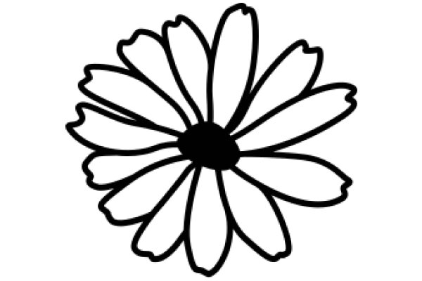 Stylized Flower Illustration