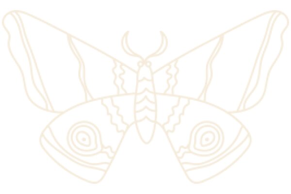 Stylized Butterfly Design with a Minimalist Aesthetic