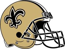 New Orleans Saints Football Helmet