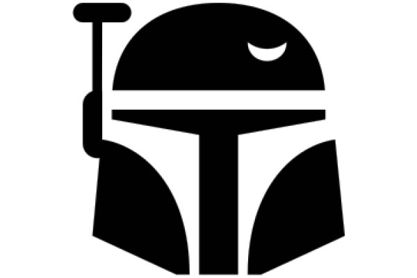 Stylized Icon of a Helmet with a Handle