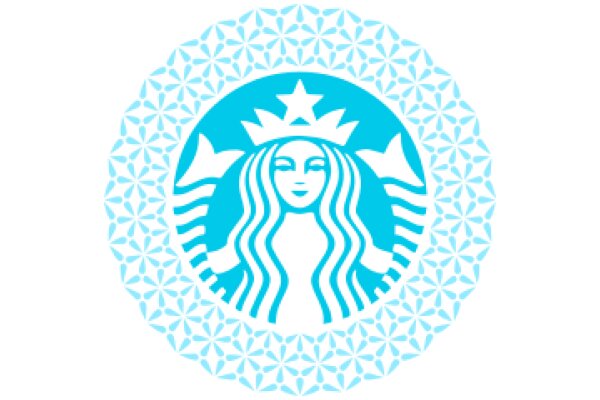 Starbucks Logo with Geometric Design