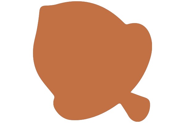 Simplistic Brown Fish Icon