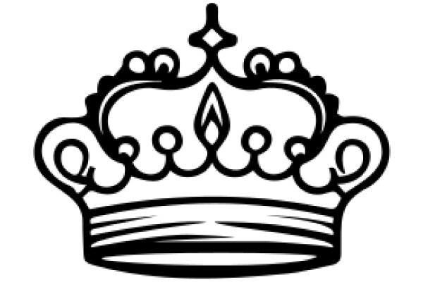 A Stylized Crown Icon in